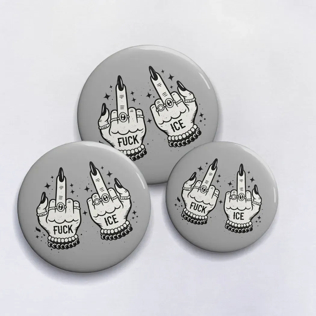 Fuck ICE Pin – Anti ICE Pin Button