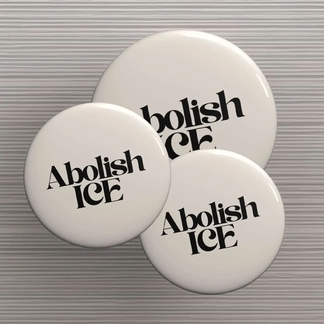 Abolish ICE Pin Button