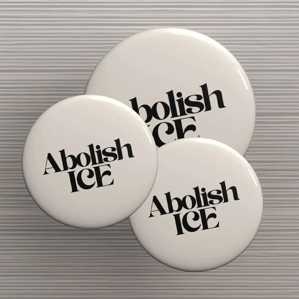 Abolish ICE Pin Button