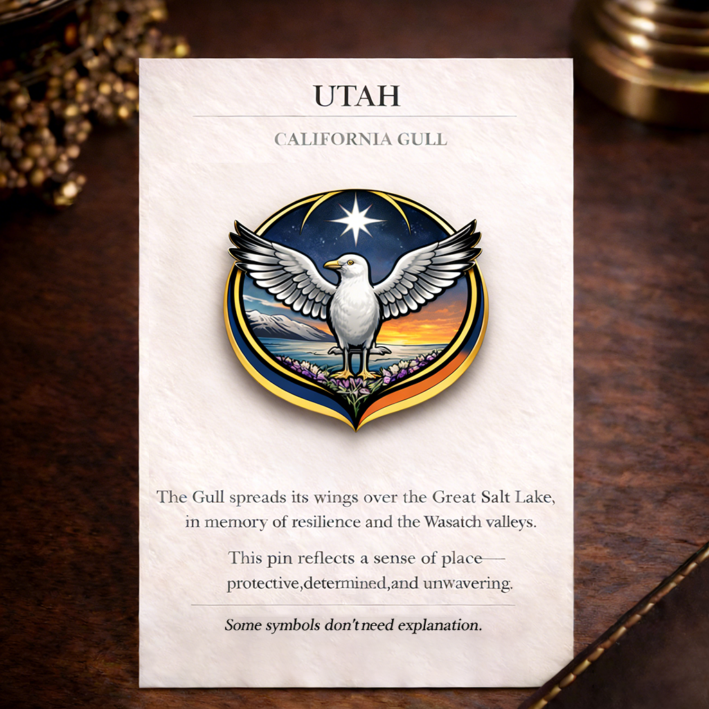 State Bird Pins Collection