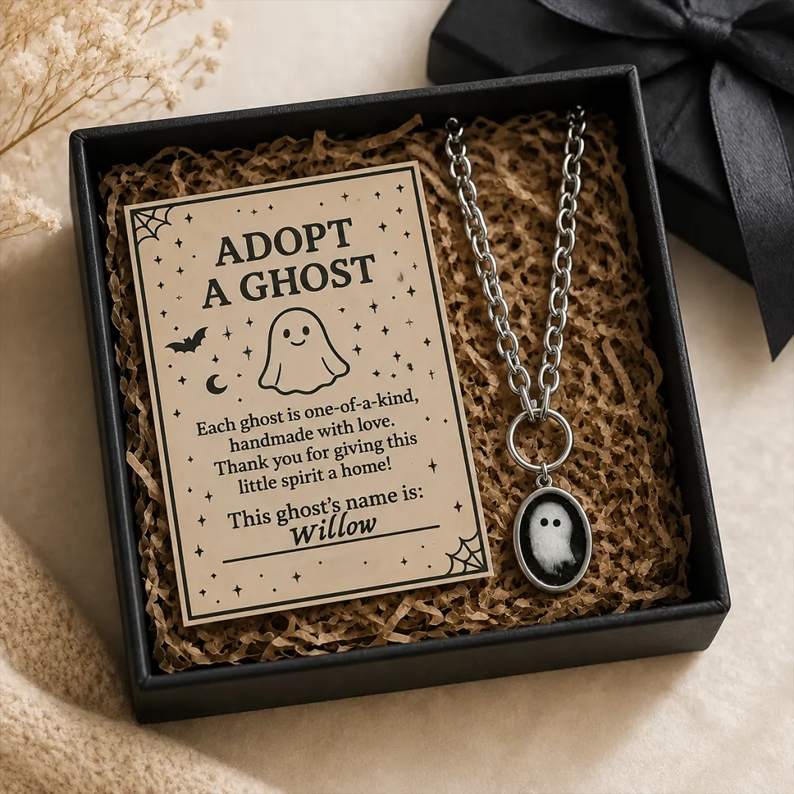Ghost Adoption Necklace