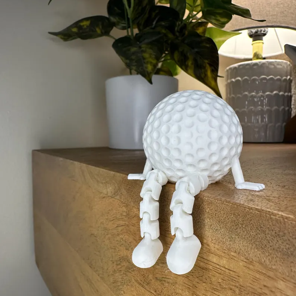 3D-Printed Articulated Sports Ball Buddy