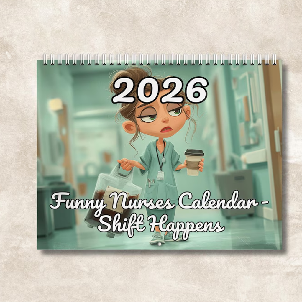 2026 "Shift Happens" Funny Nurses Calendar