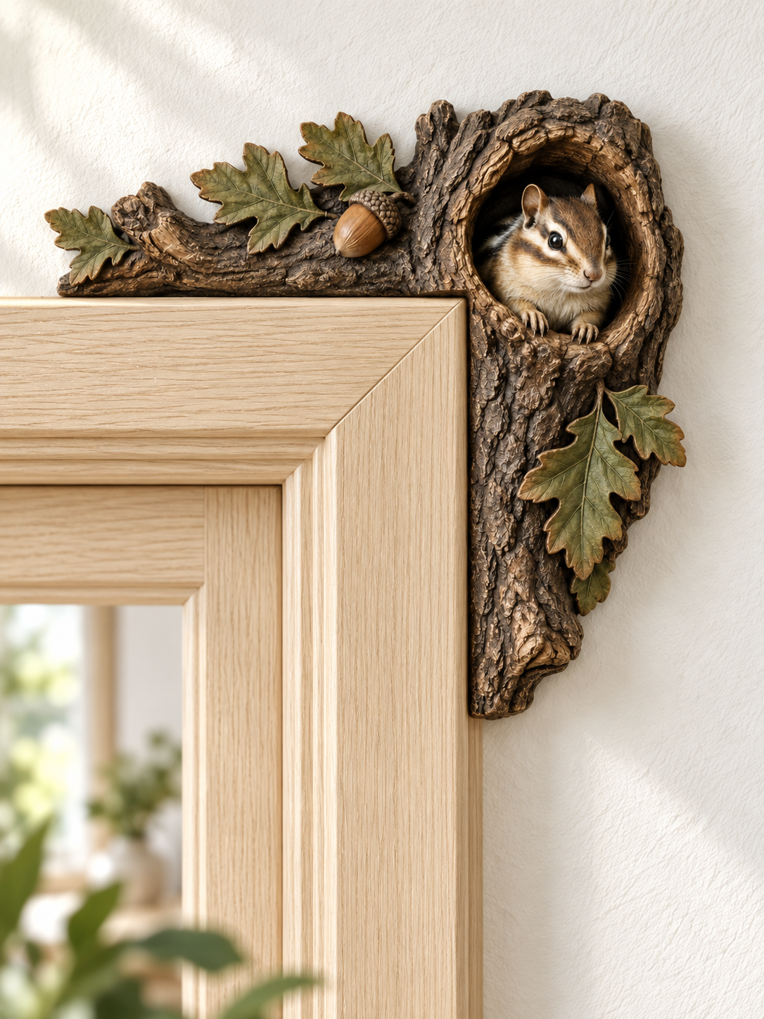 Chipmunk Tree Hollow Door Topper