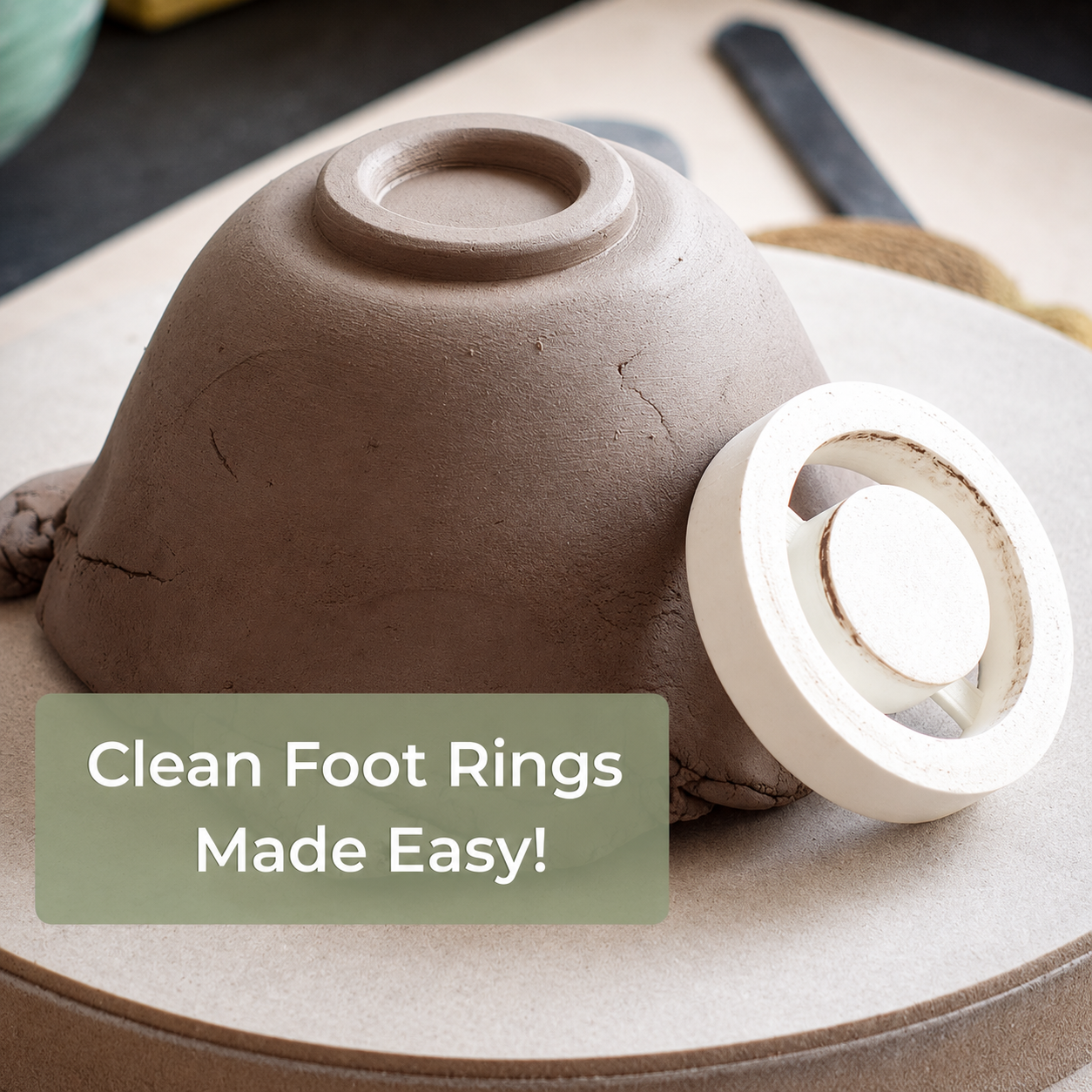 🎁Last Day 60% OFF - Pottery Foot Ring Tool