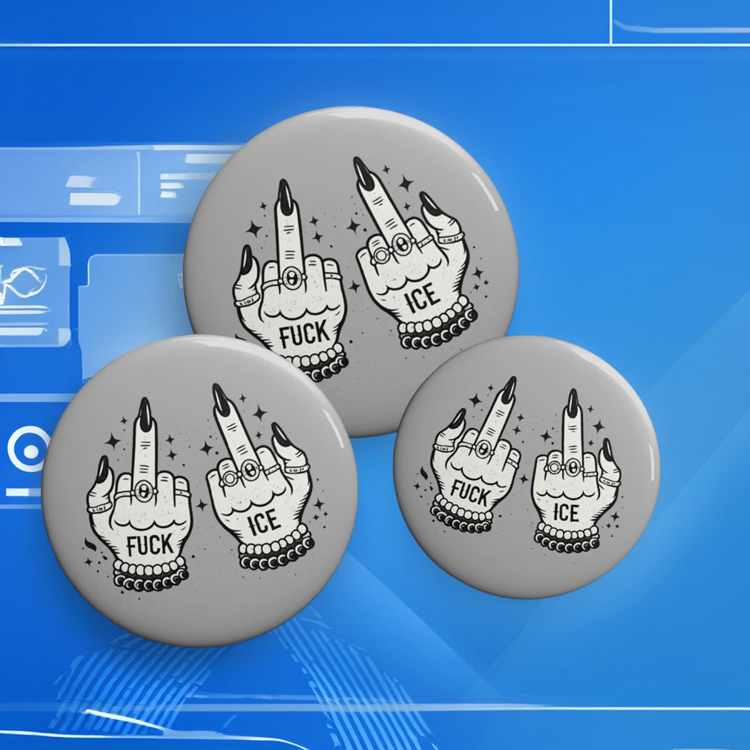 Fuck ICE Pin - Anti ICE Pin Button
