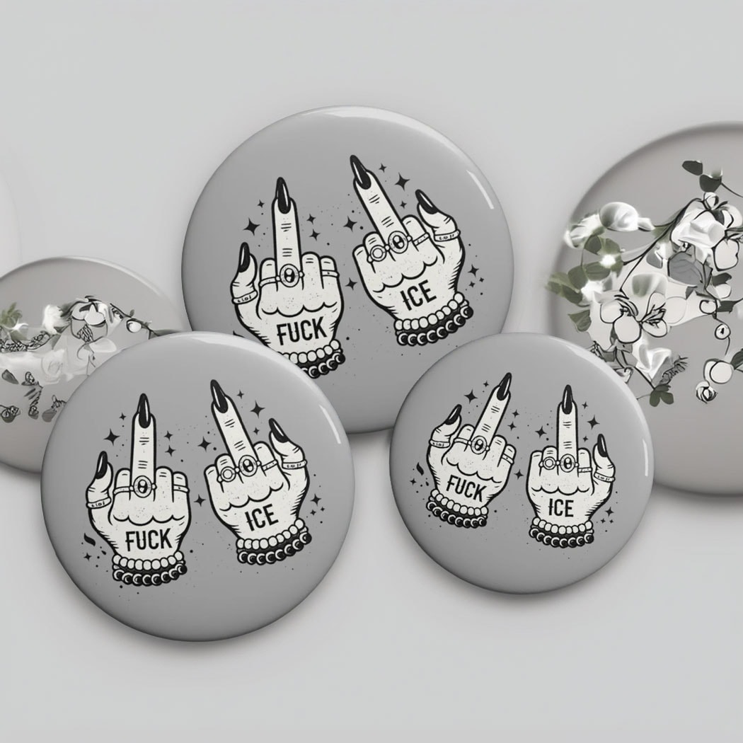 Fuck ICE Pin - Anti ICE Pin Button