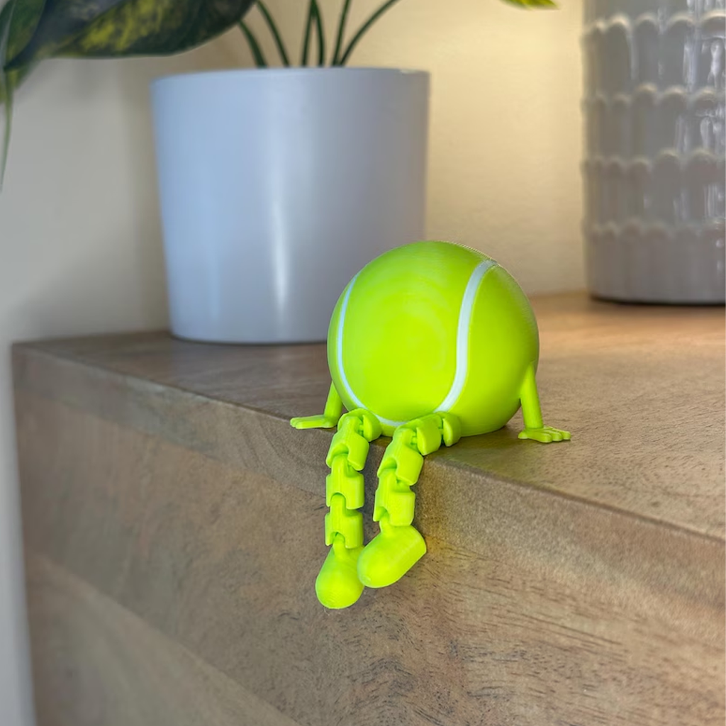 3D-Printed Articulated Sports Ball Buddy