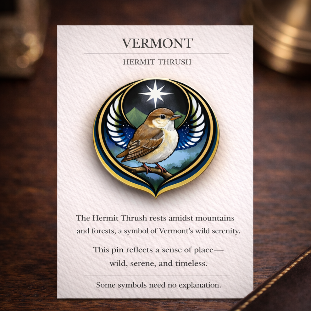 State Bird Pins Collection