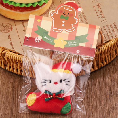Cute Christmas Plush Charms – Mini Holiday Keychains 🎄✨
