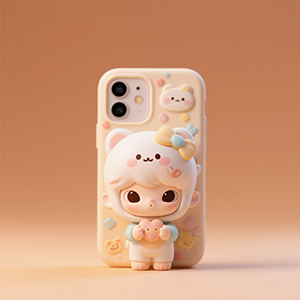 Phone Accessories-Cute princess soft silicone phone case