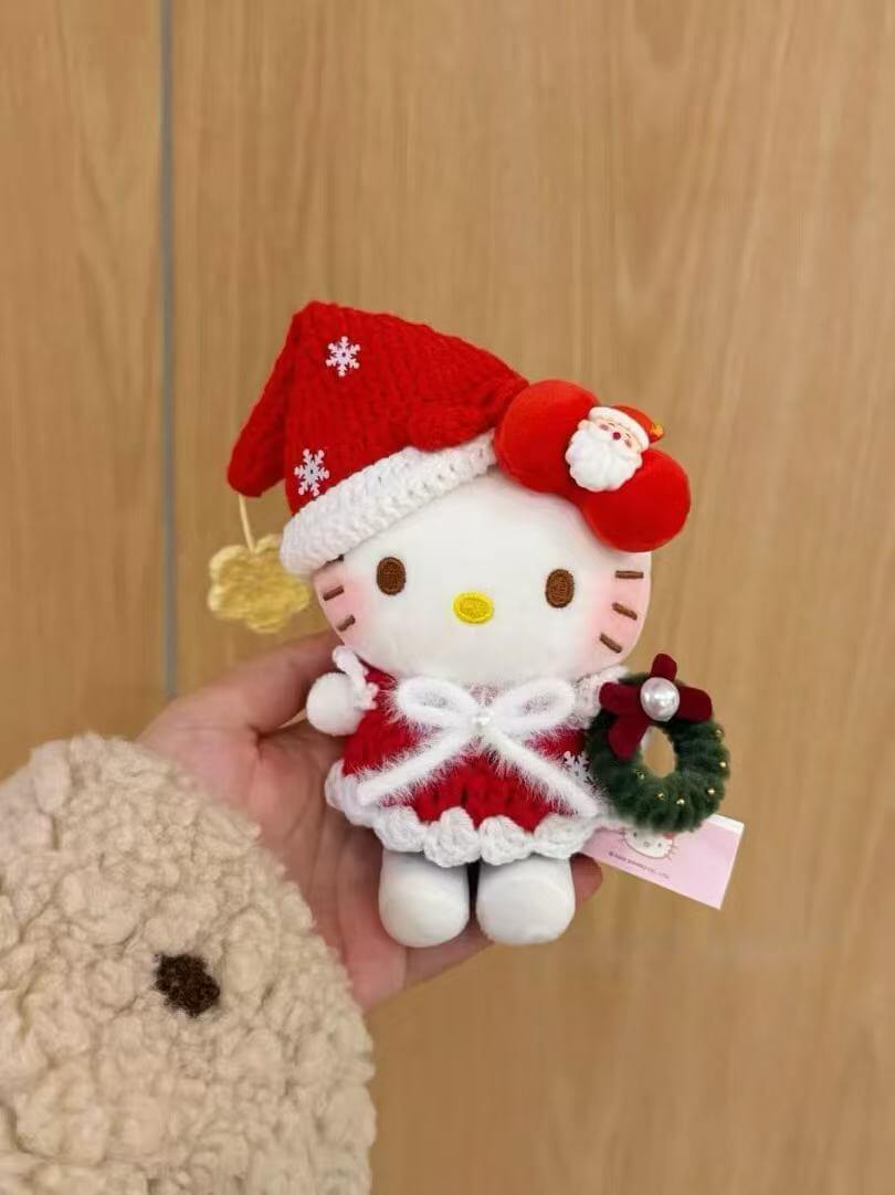Hello Kitty Christmas Hanging Plush Charms (Holiday Edition)