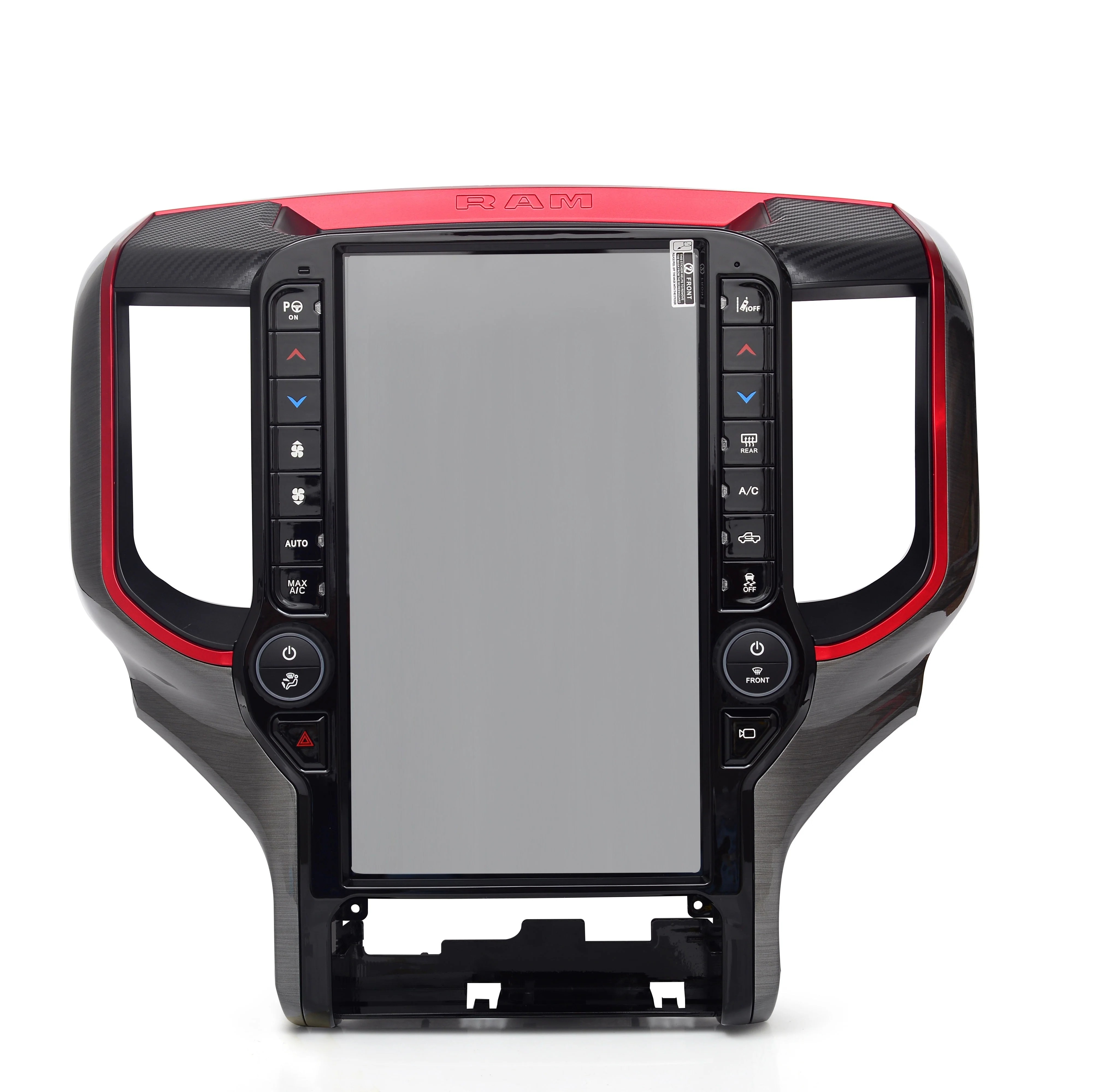 13.6“inch Tesla Style Vertical Screen Android 13 Car Radio GPS Navigation For Dodge RAM 2019-2023 Car Multimedia Stereo Player