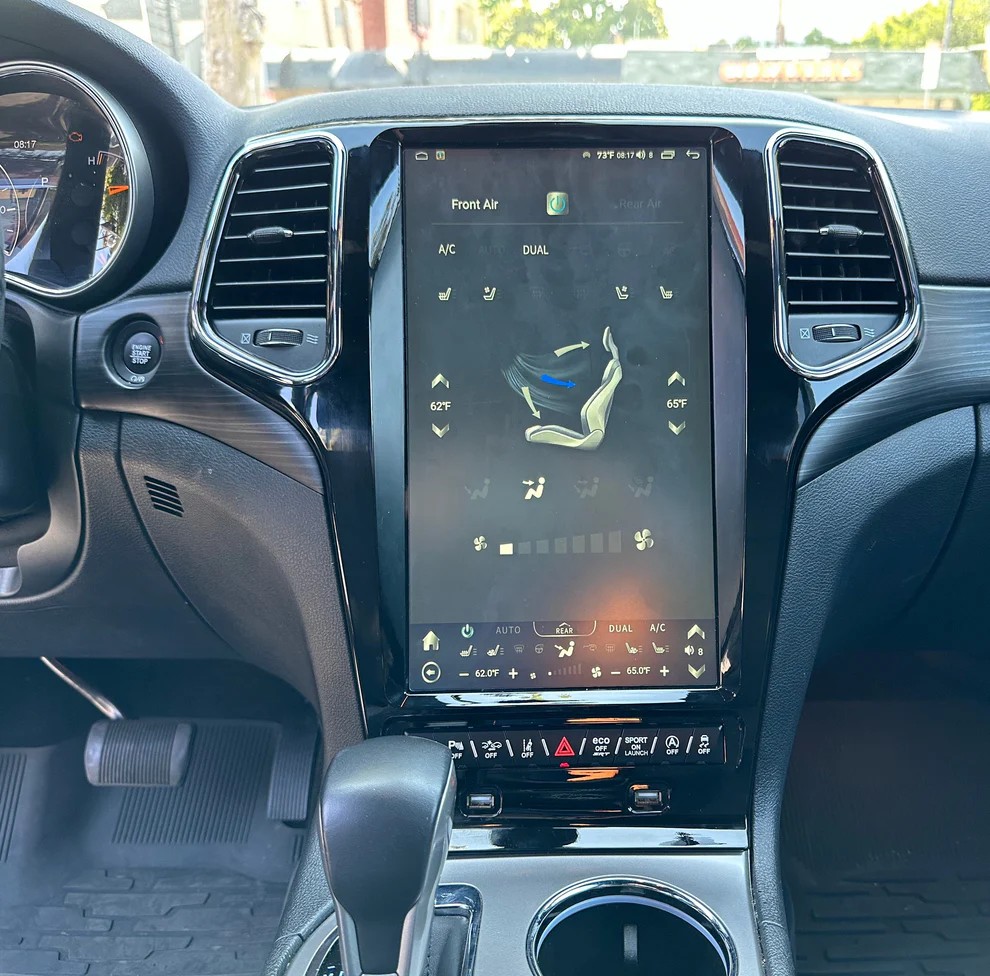 13.6“inch Tesla Style Vertical Screen Android 13 Car Radio GPS Navigation For Jeep Grand Cherokee 2011 - 2022 Car Multimedia Stereo Player