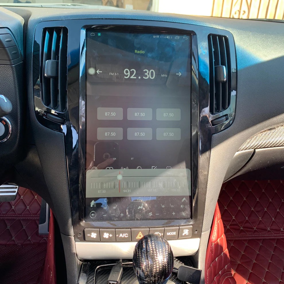 13.6“inch Tesla Style Vertical Screen Android 13 Car Radio GPS Navigation For Infiniti G25 G35 G37 Q40 Q60 2007 - 2015 Car Multimedia Stereo Player