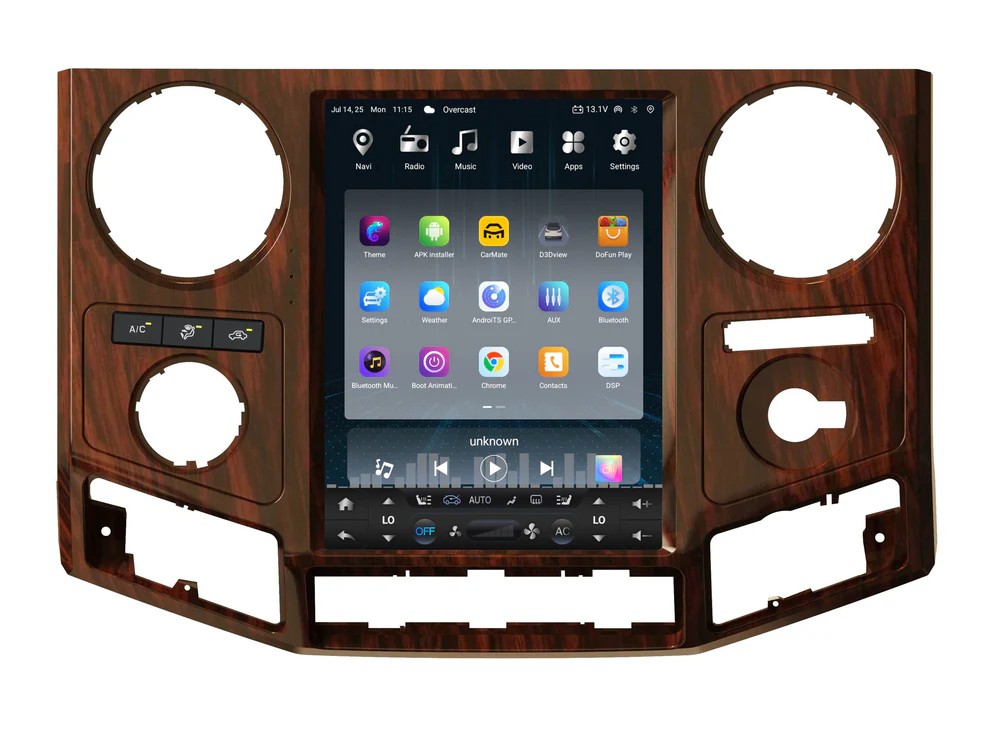 12.1“inch Tesla Style Vertical Screen Android 13 Car Radio GPS Navigation For Ford F-250 F-350 Super Duty trucks 2008 - 2016 Car Multimedia Stereo Player