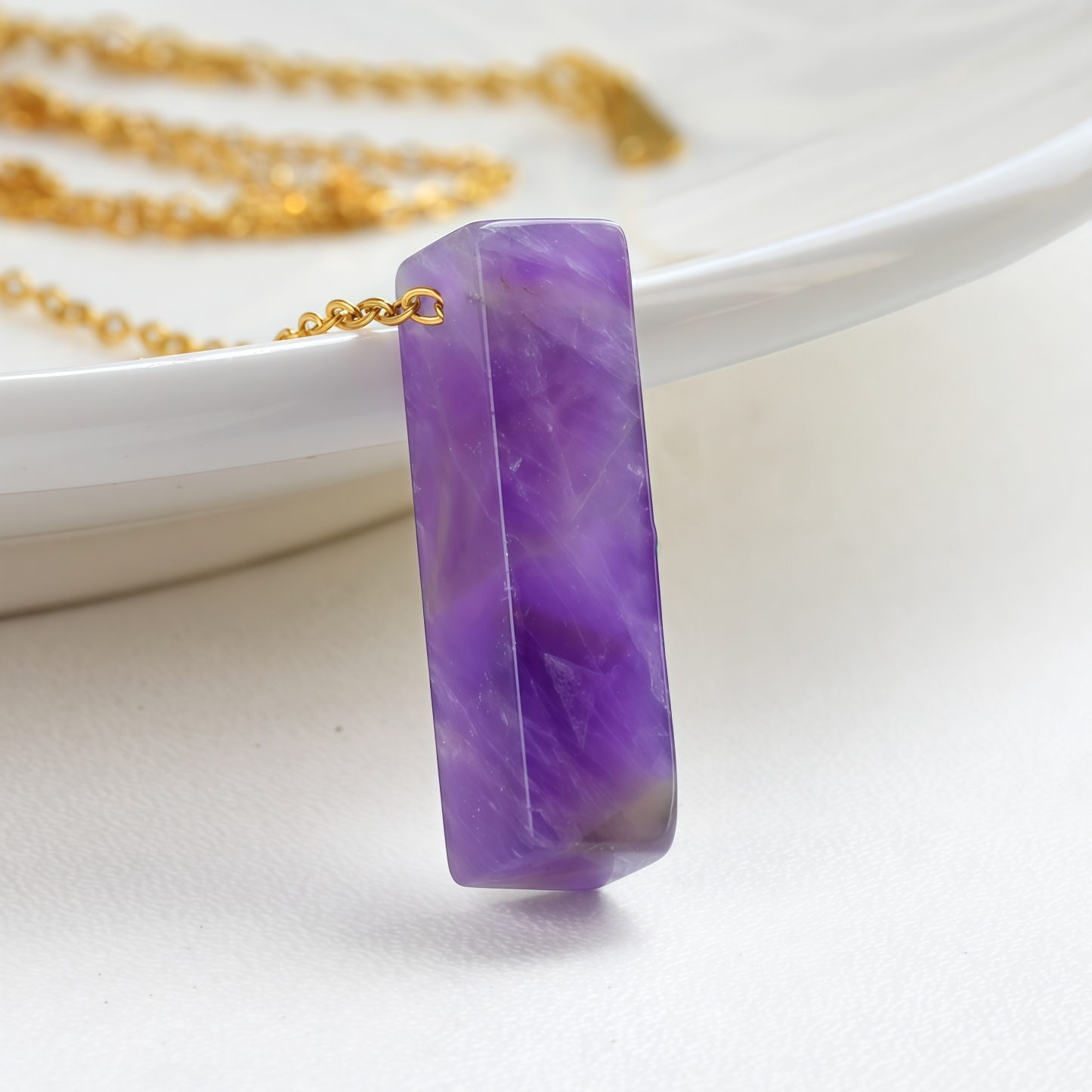 Crystal Natural Stone Chakra Healing Pendant