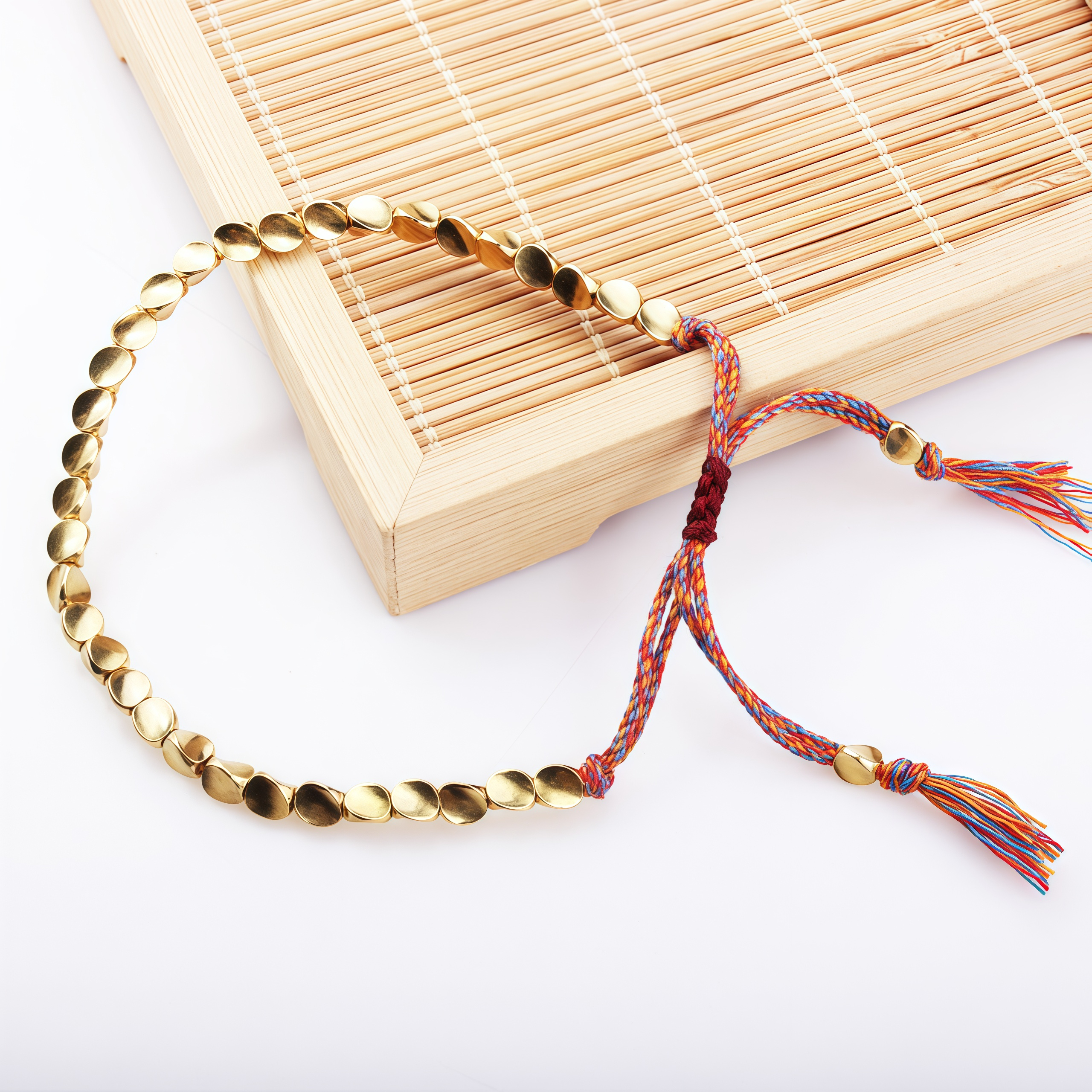 Tibetan Buddhist Stone Energy Copper Bead Healing Lucky Bracelet- EclatDoré