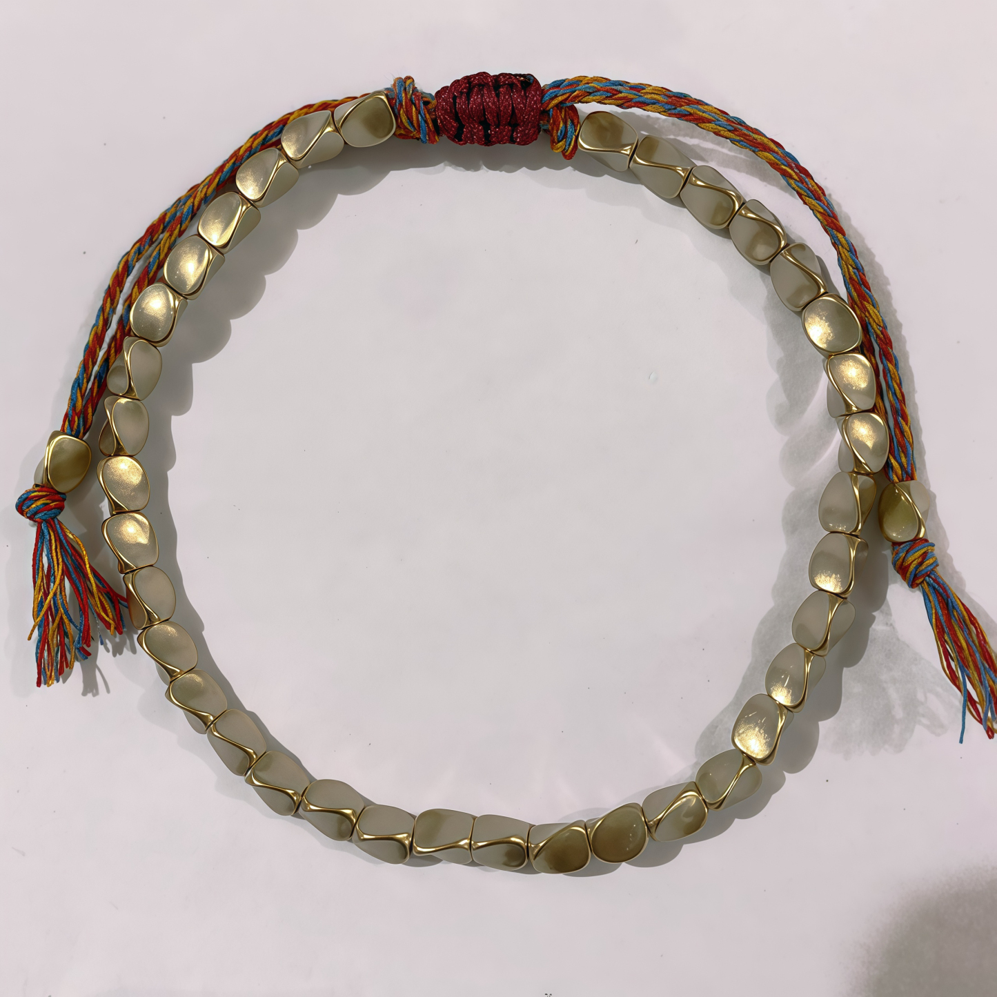 Tibetan Buddhist Stone Energy Copper Bead Healing Lucky Bracelet- EclatDoré