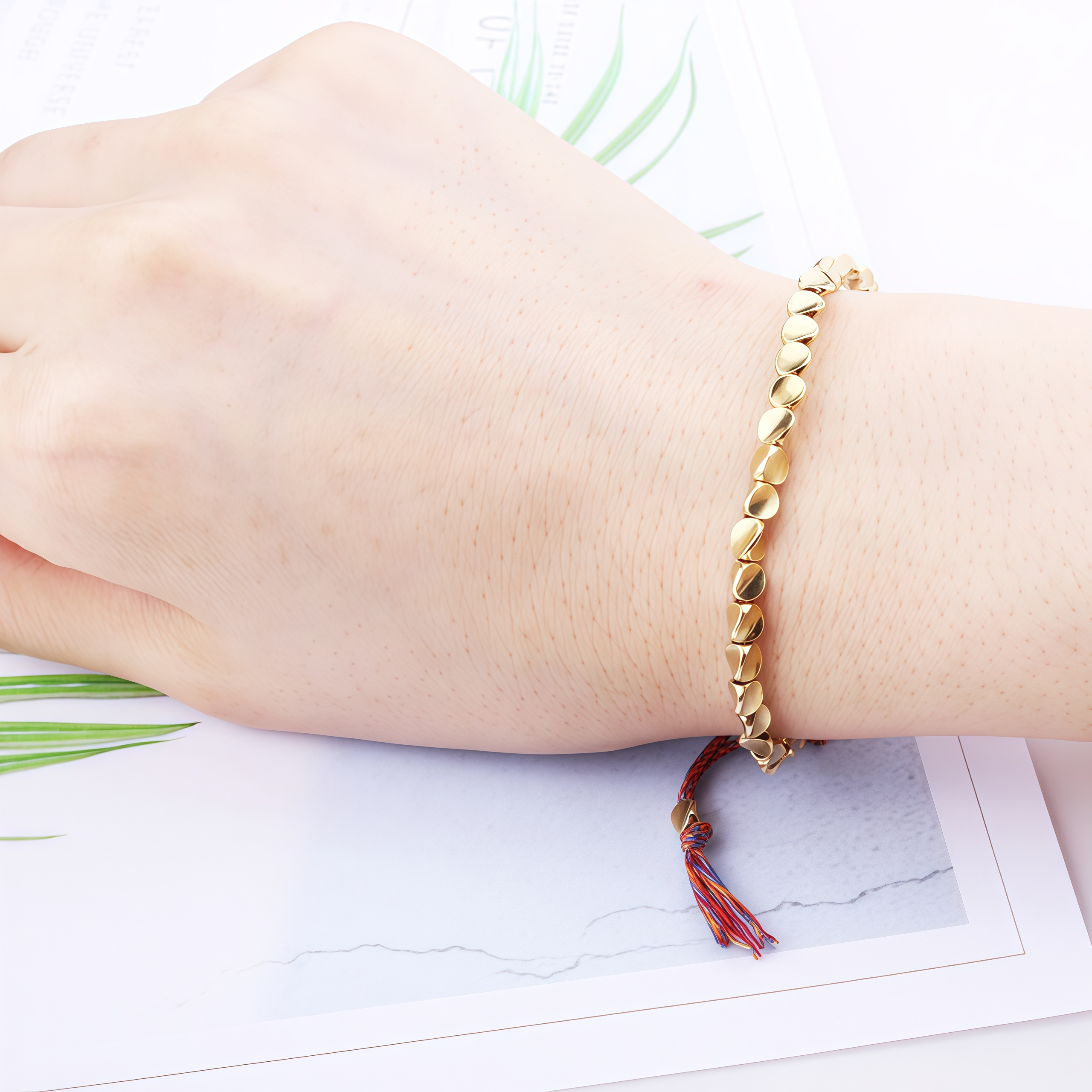 Tibetan Buddhist Stone Energy Copper Bead Healing Lucky Bracelet- EclatDoré