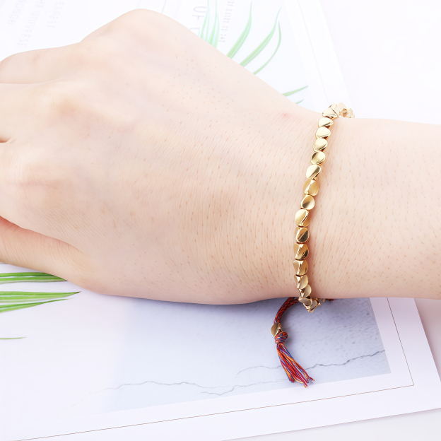 Tibetan Buddhist Stone Energy Copper Bead Healing Lucky Bracelet- EclatDoré