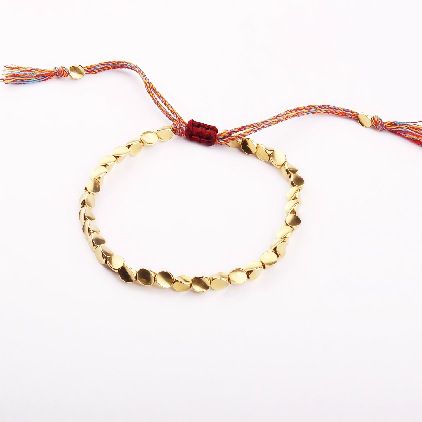 Tibetan Buddhist Stone Energy Copper Bead Healing Lucky Bracelet- EclatDoré