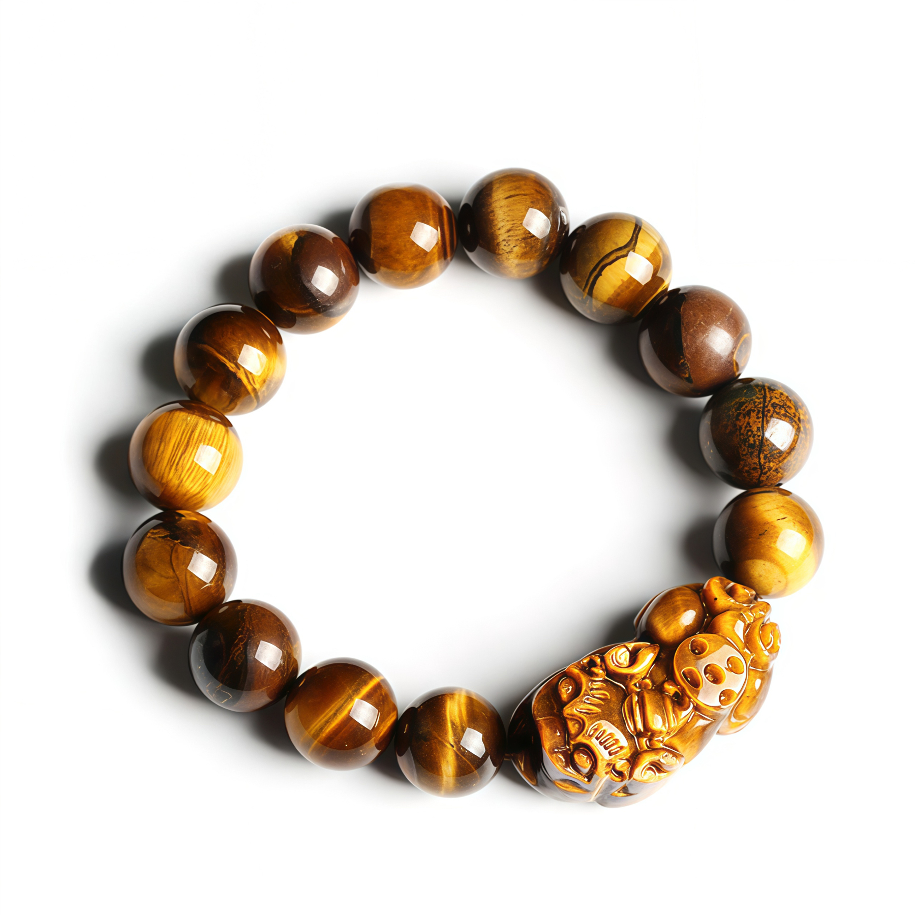 Natural Tiger Eye Wealth Bracelet- EclatDoré