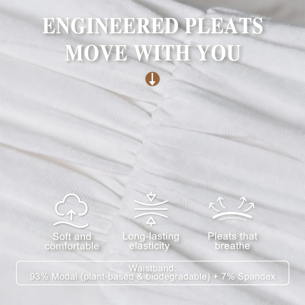 Pure Cotton Plum Blossoms Bamboo Orchids Chrysanthemums Pattern Women's Elastic Waist Harem Pants- EclatDoré