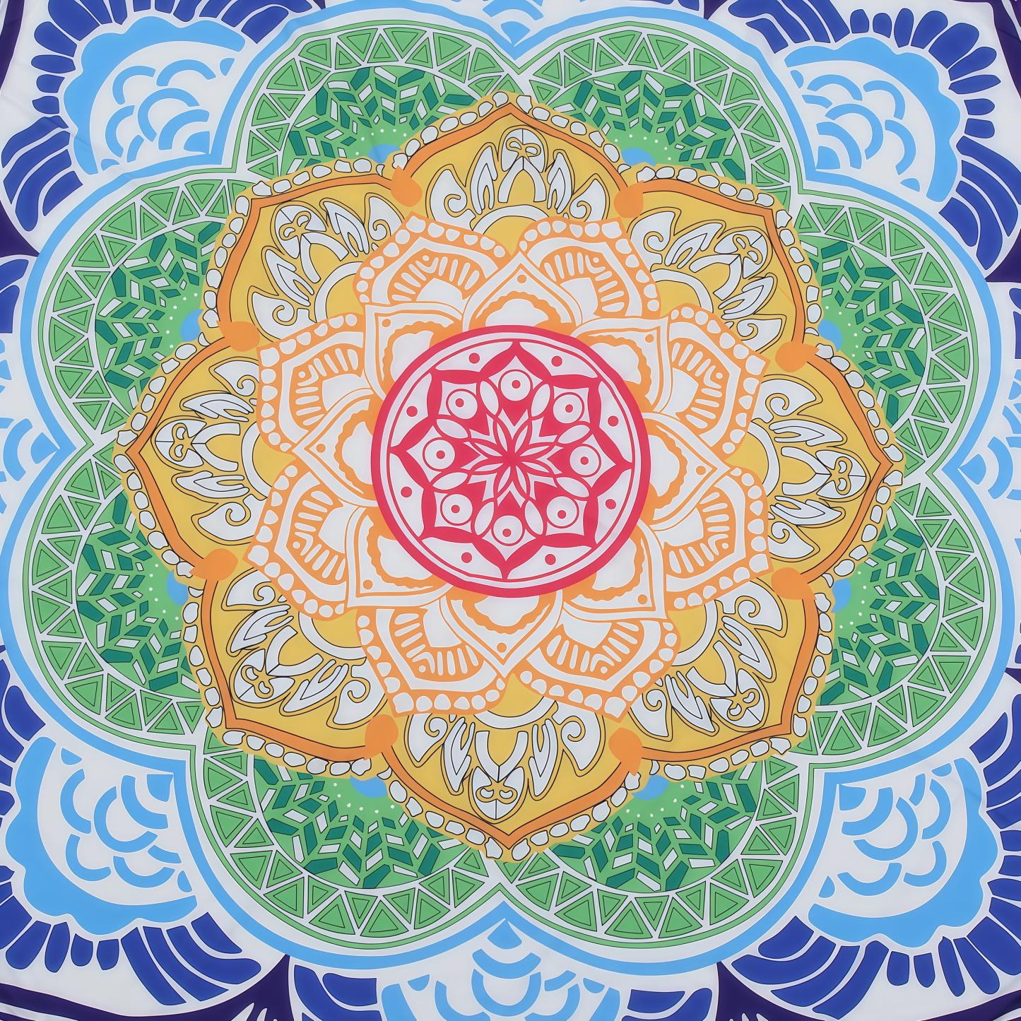 Tibetan Mandala Harmony Mat Decoration