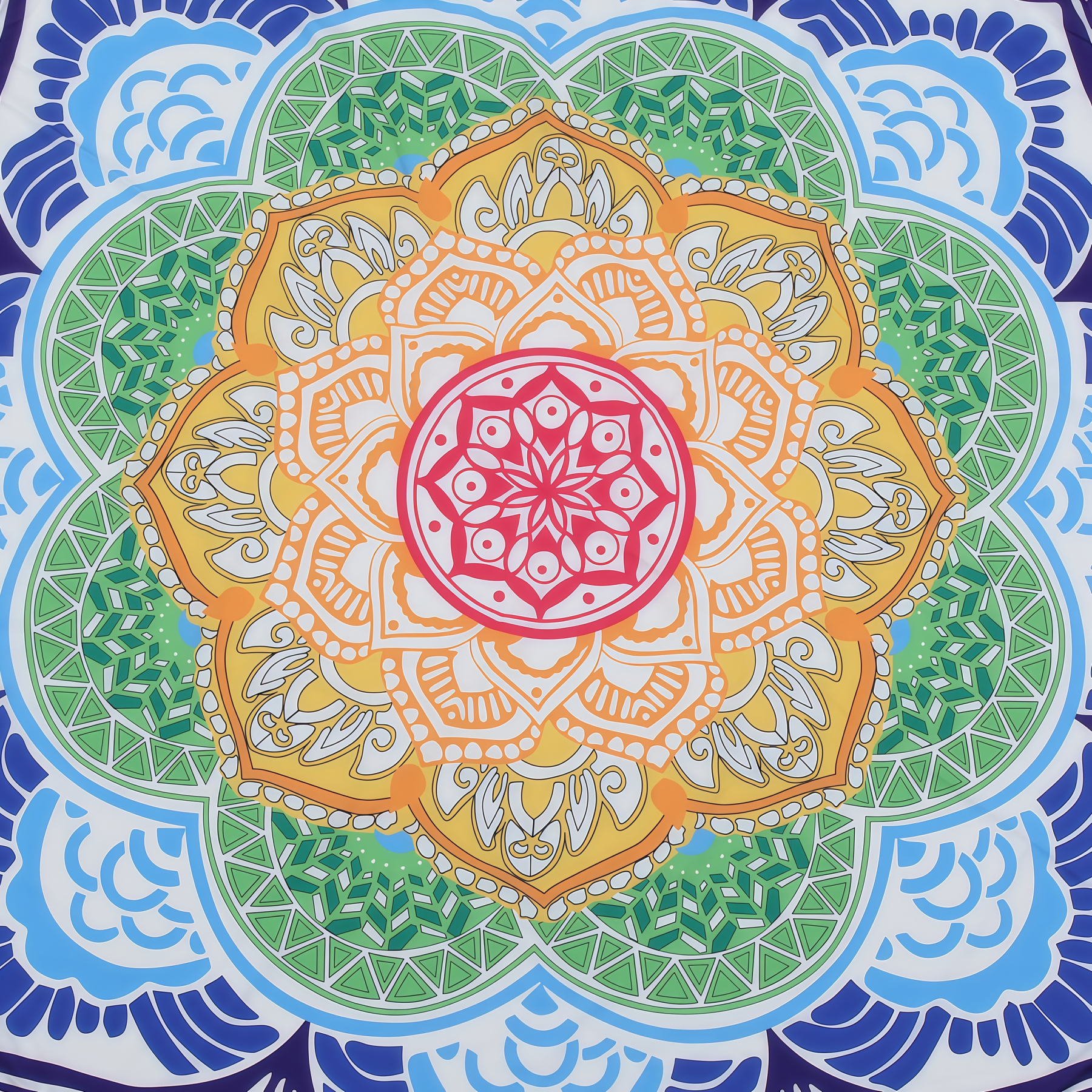 Tibetan Mandala Harmony Mat Decoration