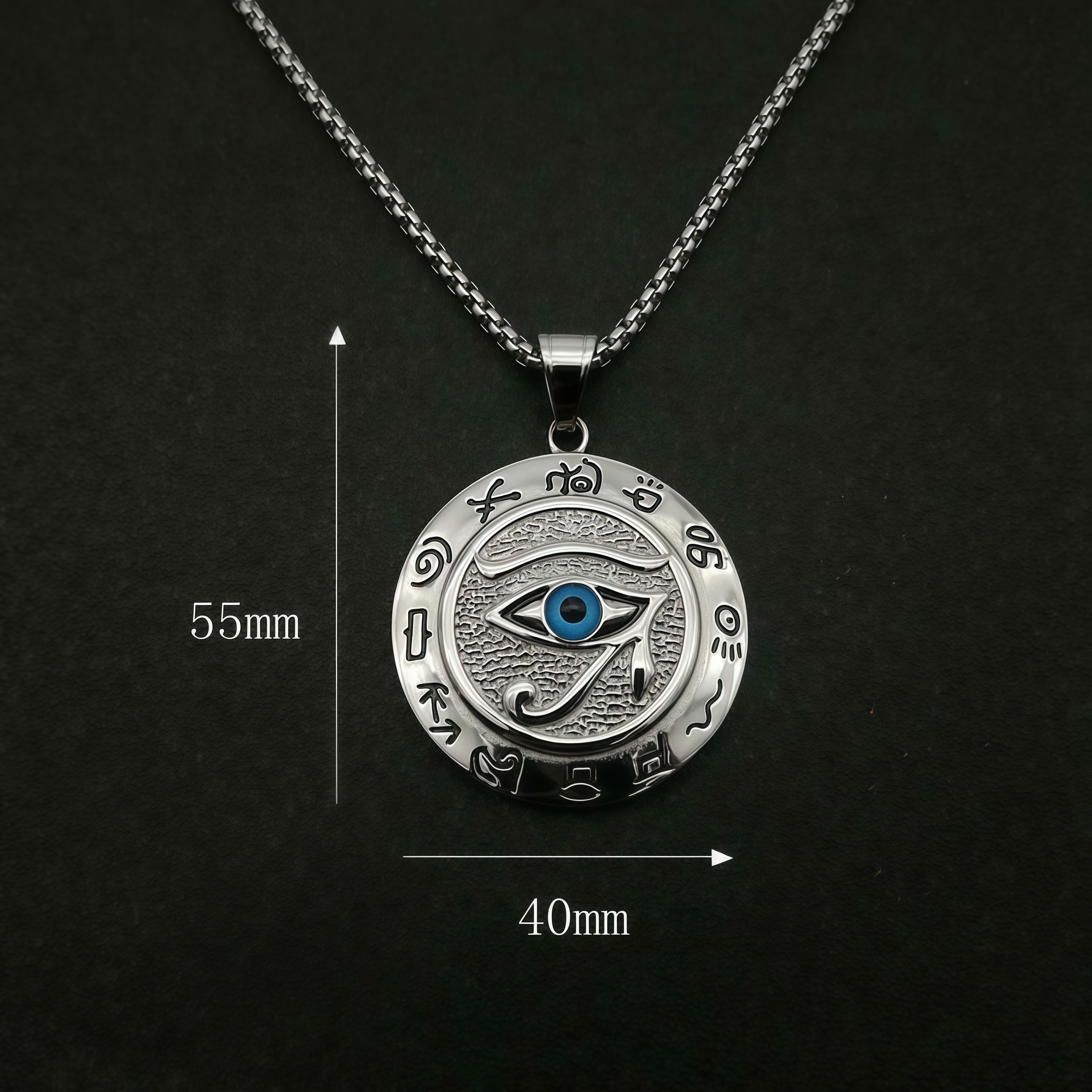 Eye of Horus Protection Necklace Pendant- EclatDoré
