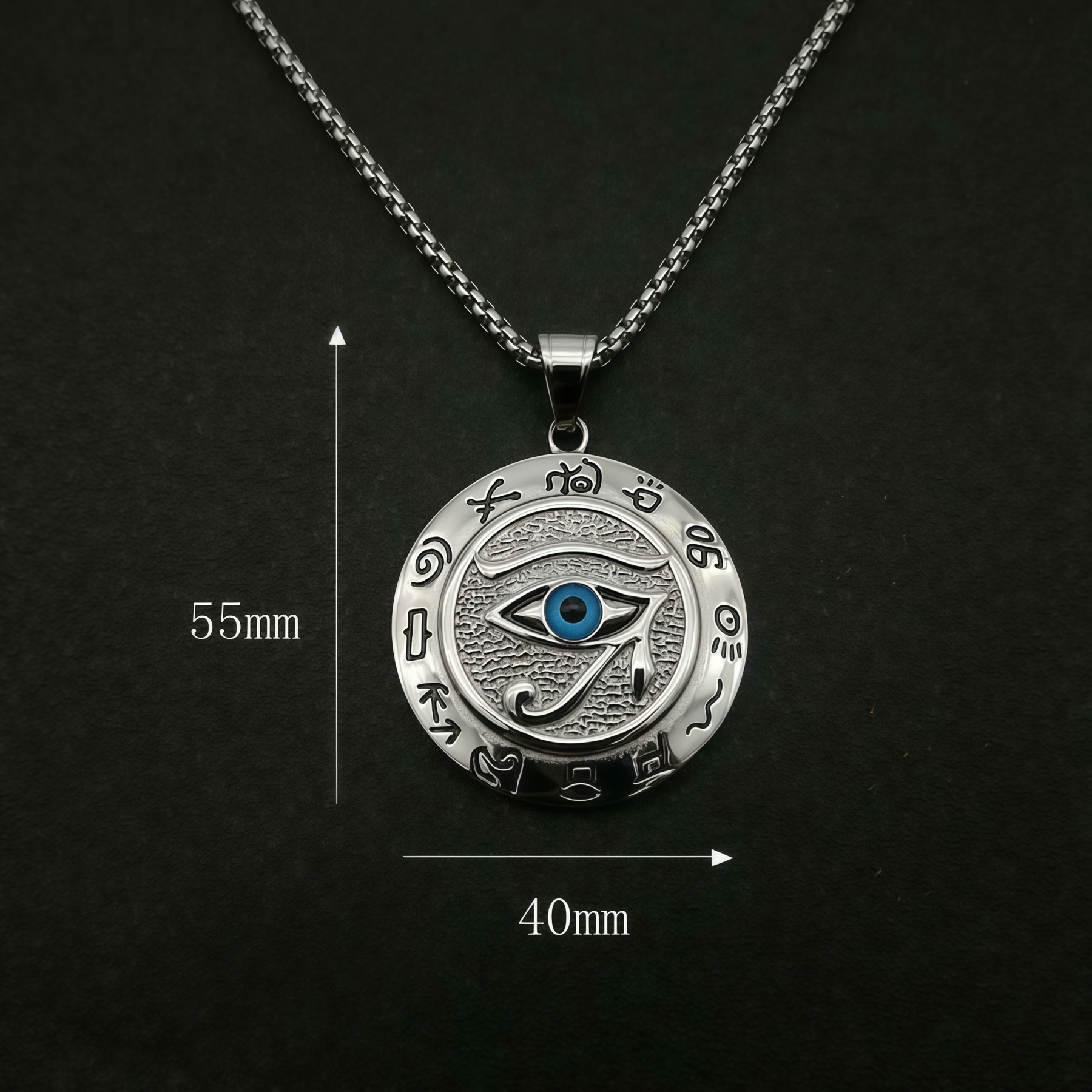 Eye of Horus Protection Necklace Pendant- EclatDoré