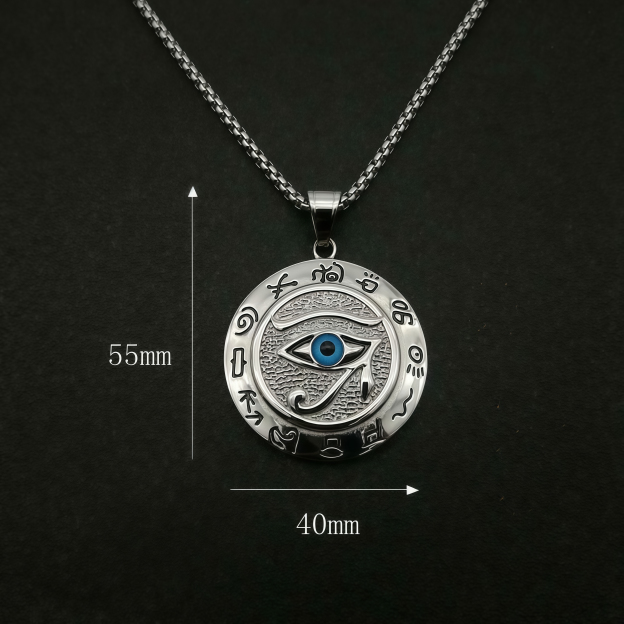 Eye of Horus Protection Necklace Pendant- EclatDoré