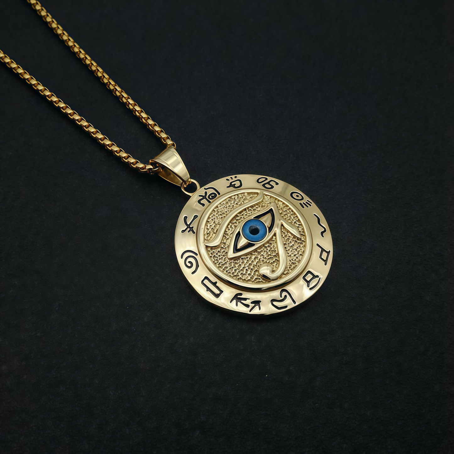 Eye of Horus Protection Necklace Pendant- EclatDoré