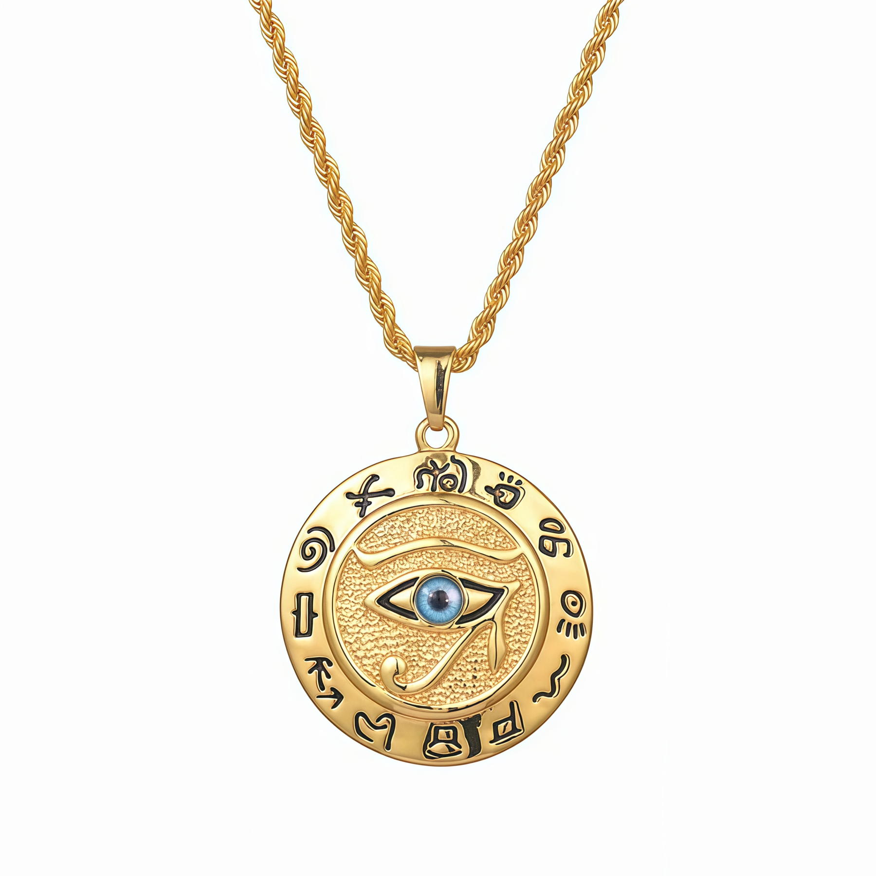 Eye of Horus Protection Necklace Pendant- EclatDoré
