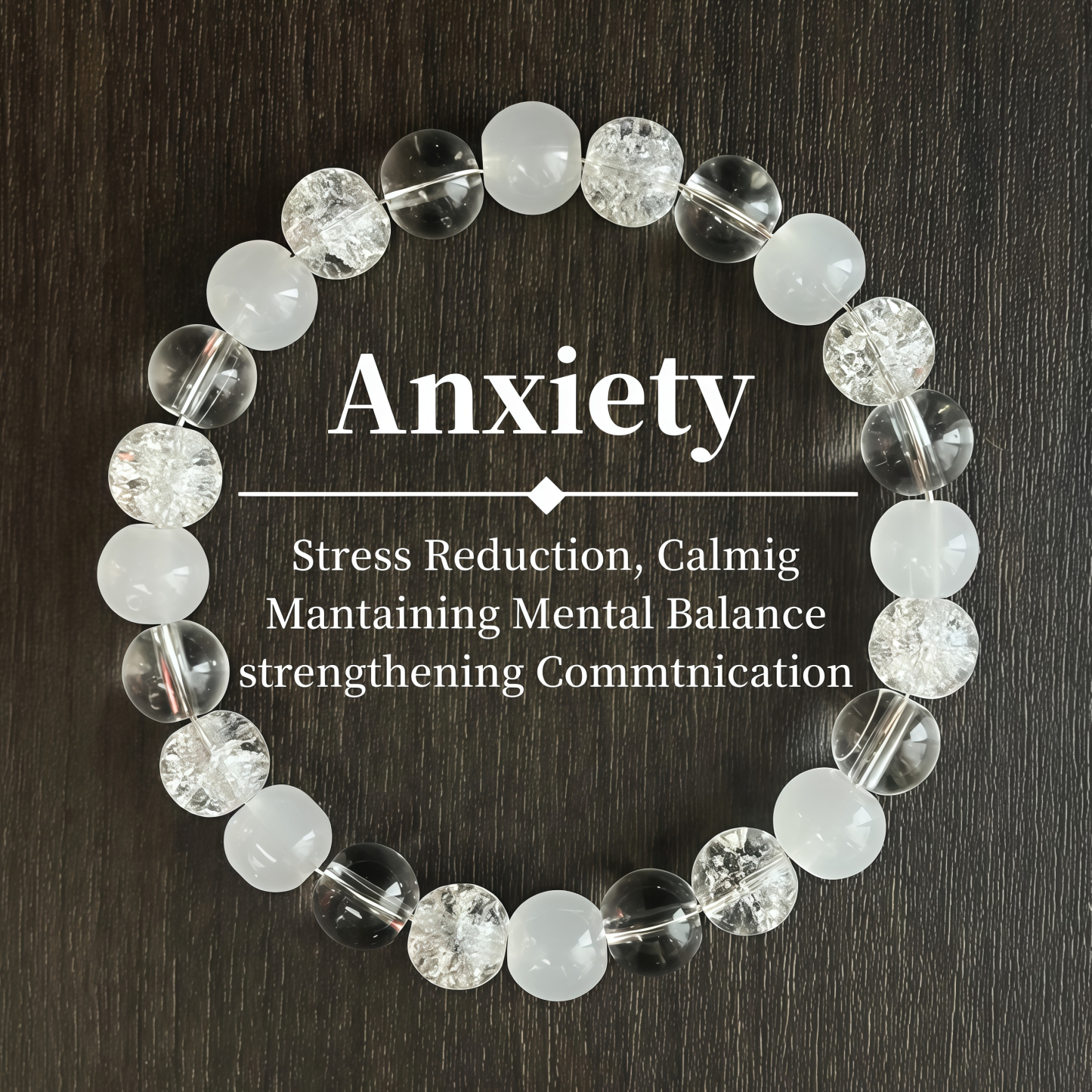 Natural White Cat's Eye Bracelet - Tibetan Buddhist Healing Energy Stone for Spiritual Cleansing- EclatDoré