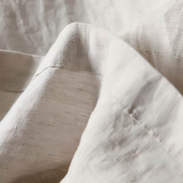 Women's Loose Fit Half Elastic High Waist Thin Artistic Cotton Linen Wide Leg Skirt Pants