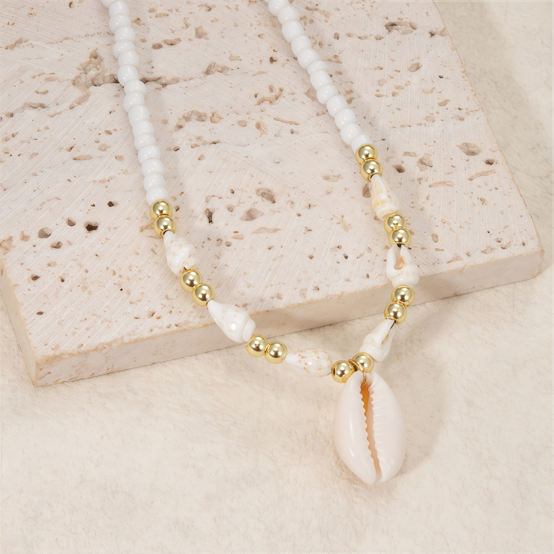 Ocean Muse Jewelry Set | Multi-layer Shell Pearl Healing Necklace