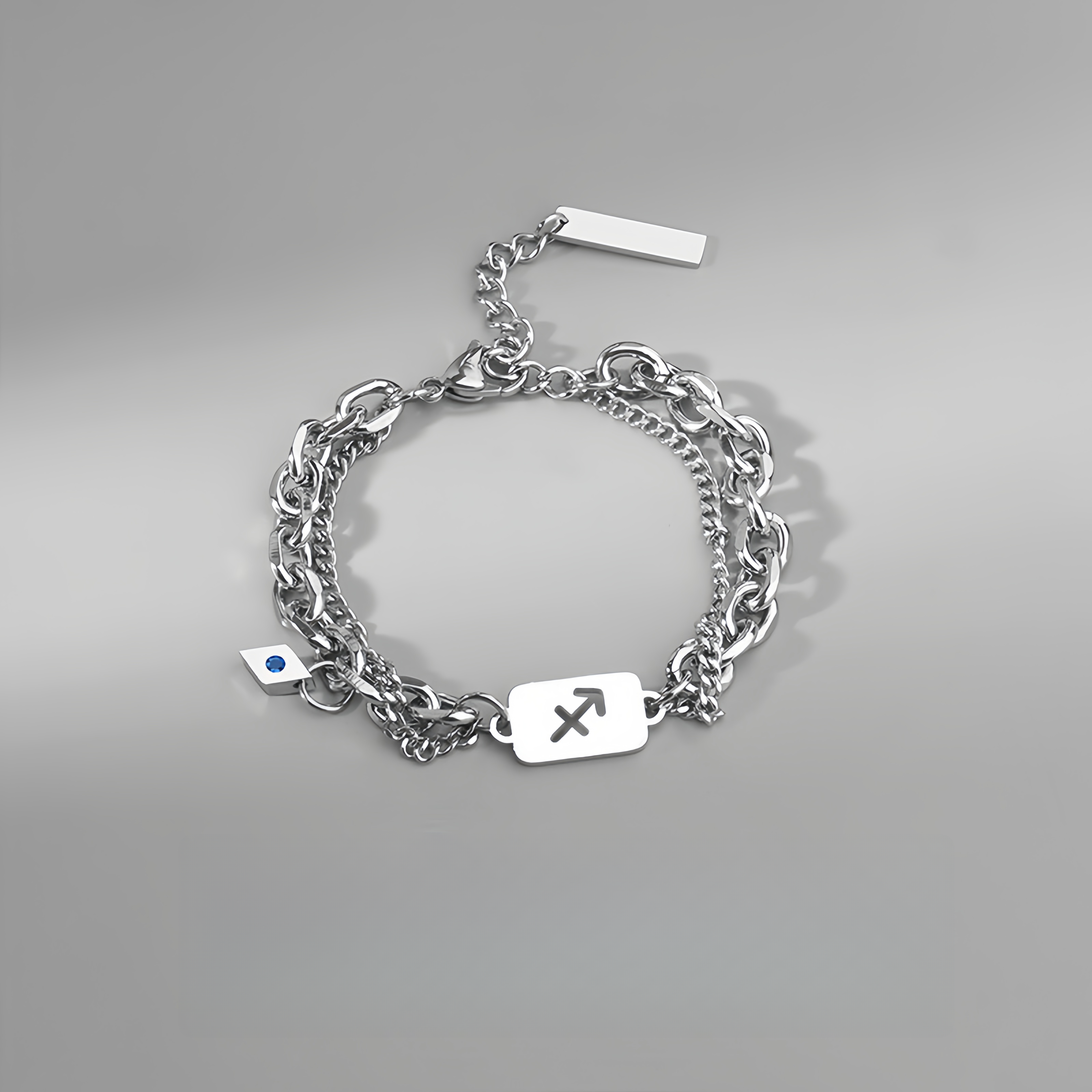Titanium Steel 12 Zodiac Signs Peaceful Guardian Elegant Bracelet- EclatDoré