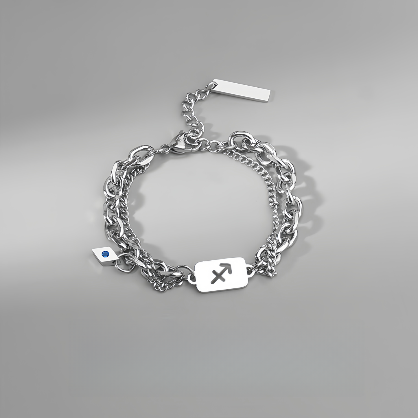 Titanium Steel 12 Zodiac Signs Peaceful Guardian Elegant Bracelet- EclatDoré