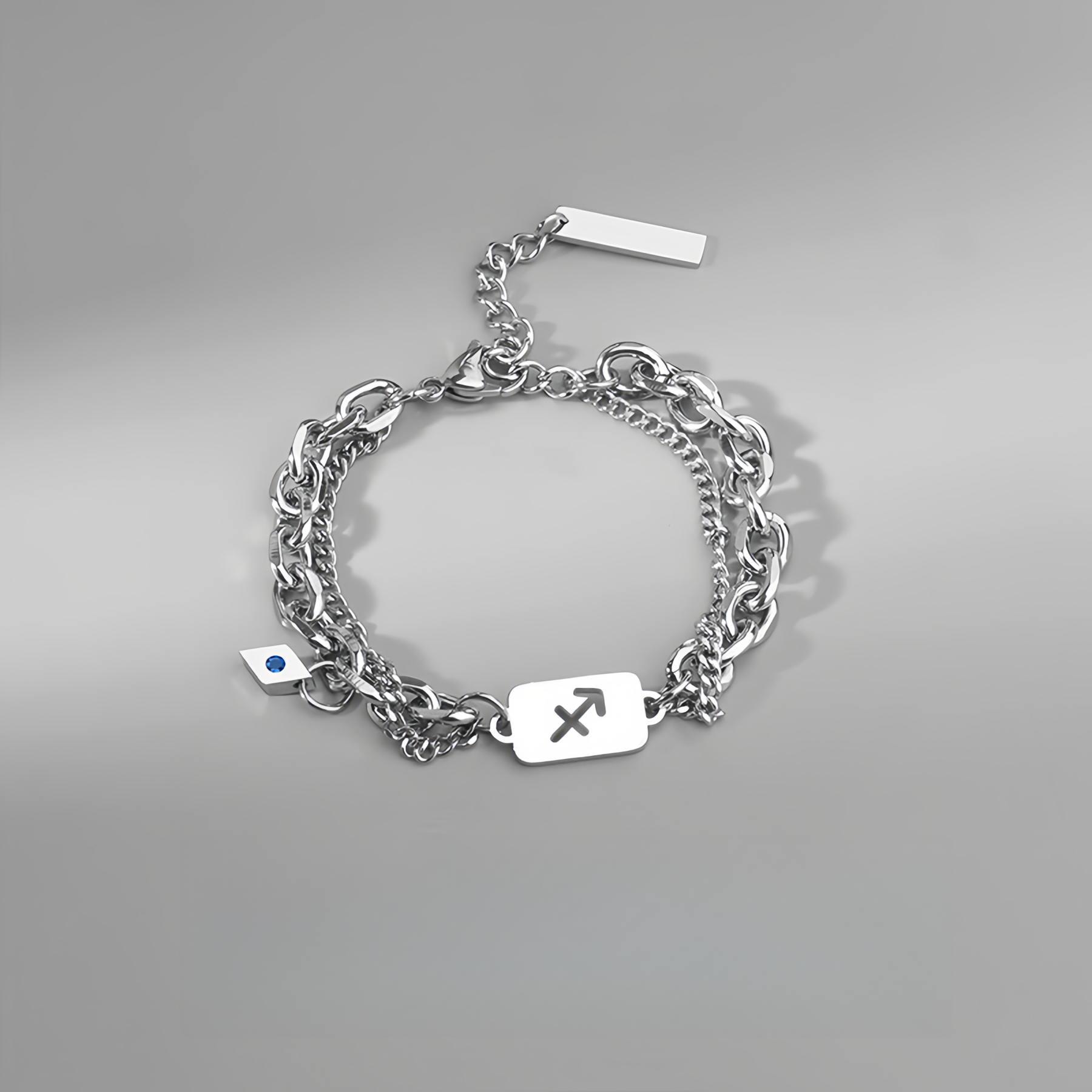 Titanium Steel 12 Zodiac Signs Peaceful Guardian Elegant Bracelet- EclatDoré
