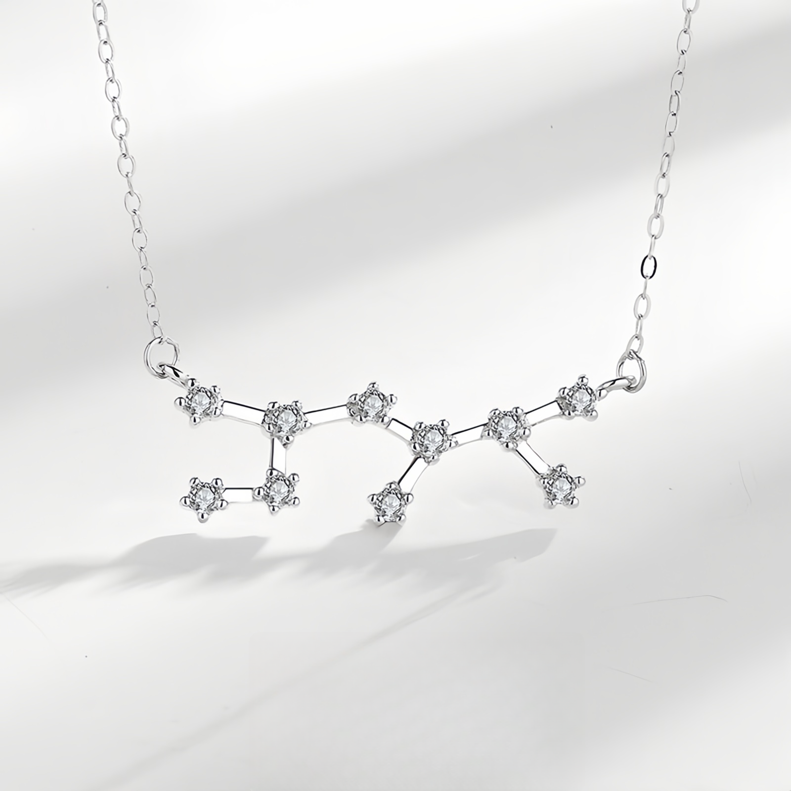 925 Sterling Silver Zodiac Astrological Blessing Pendant Necklace- EclatDoré