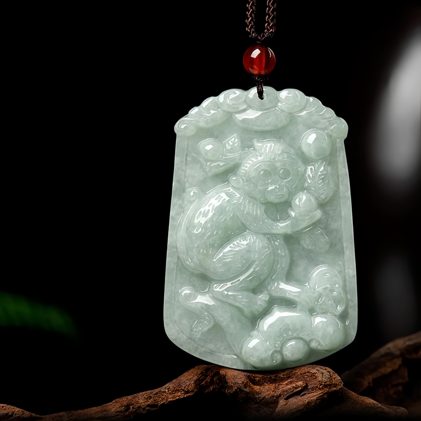 Handmade Natural Jade 12 Chinese Zodiac Abundance Amulet Pendant Necklace- EclatDoré
