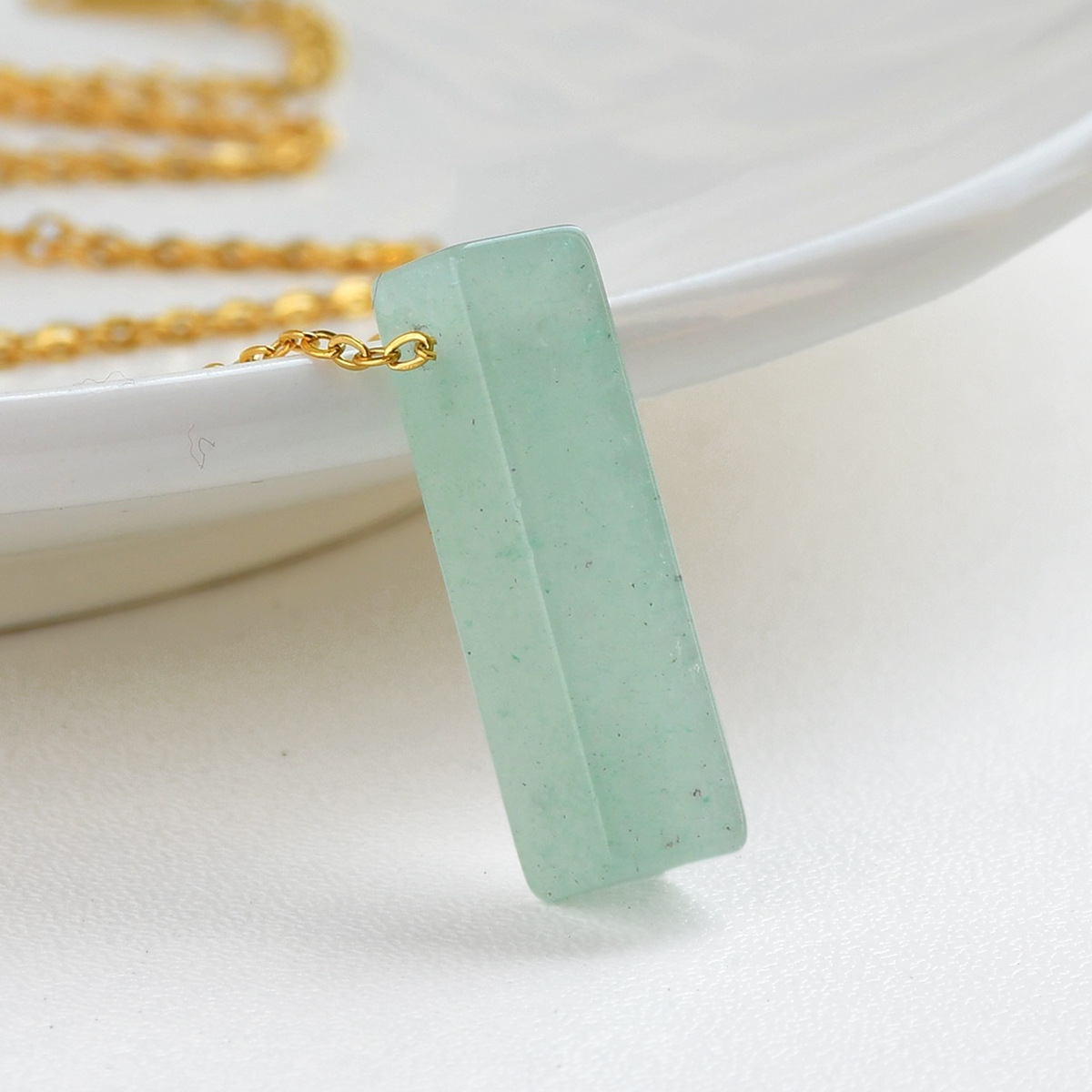 Crystal Natural Stone Chakra Healing Pendant- EclatDoré