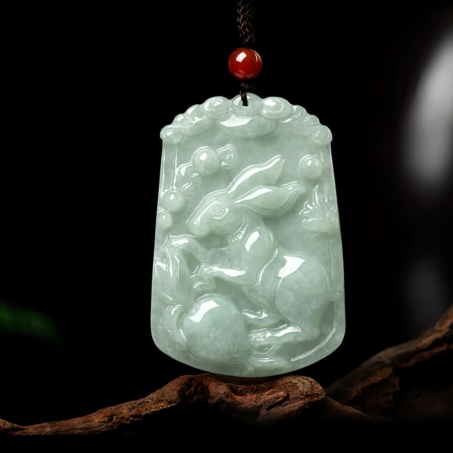 Handmade Natural Jade 12 Chinese Zodiac Abundance Amulet Pendant Necklace- EclatDoré