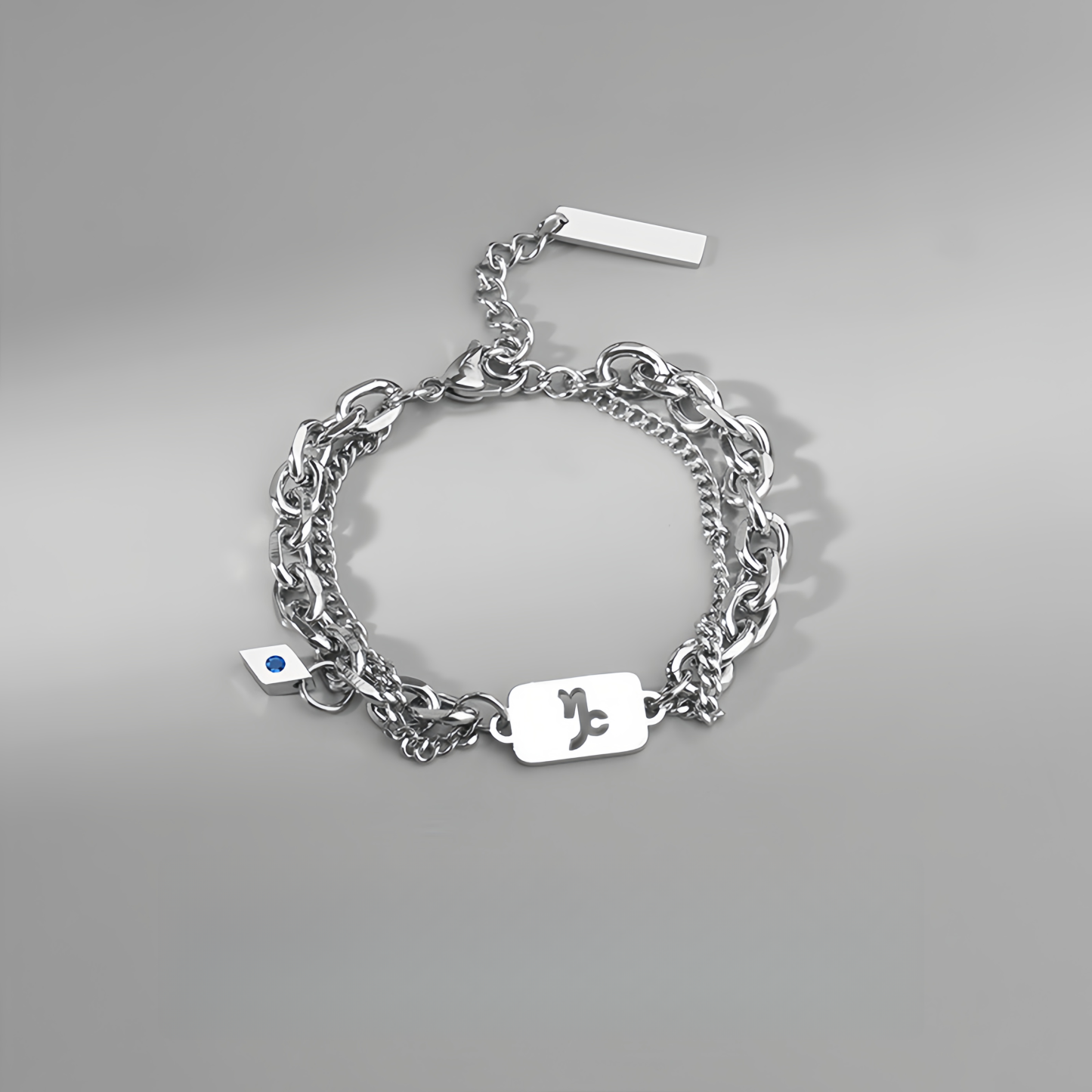 Titanium Steel 12 Zodiac Signs Peaceful Guardian Elegant Bracelet- EclatDoré