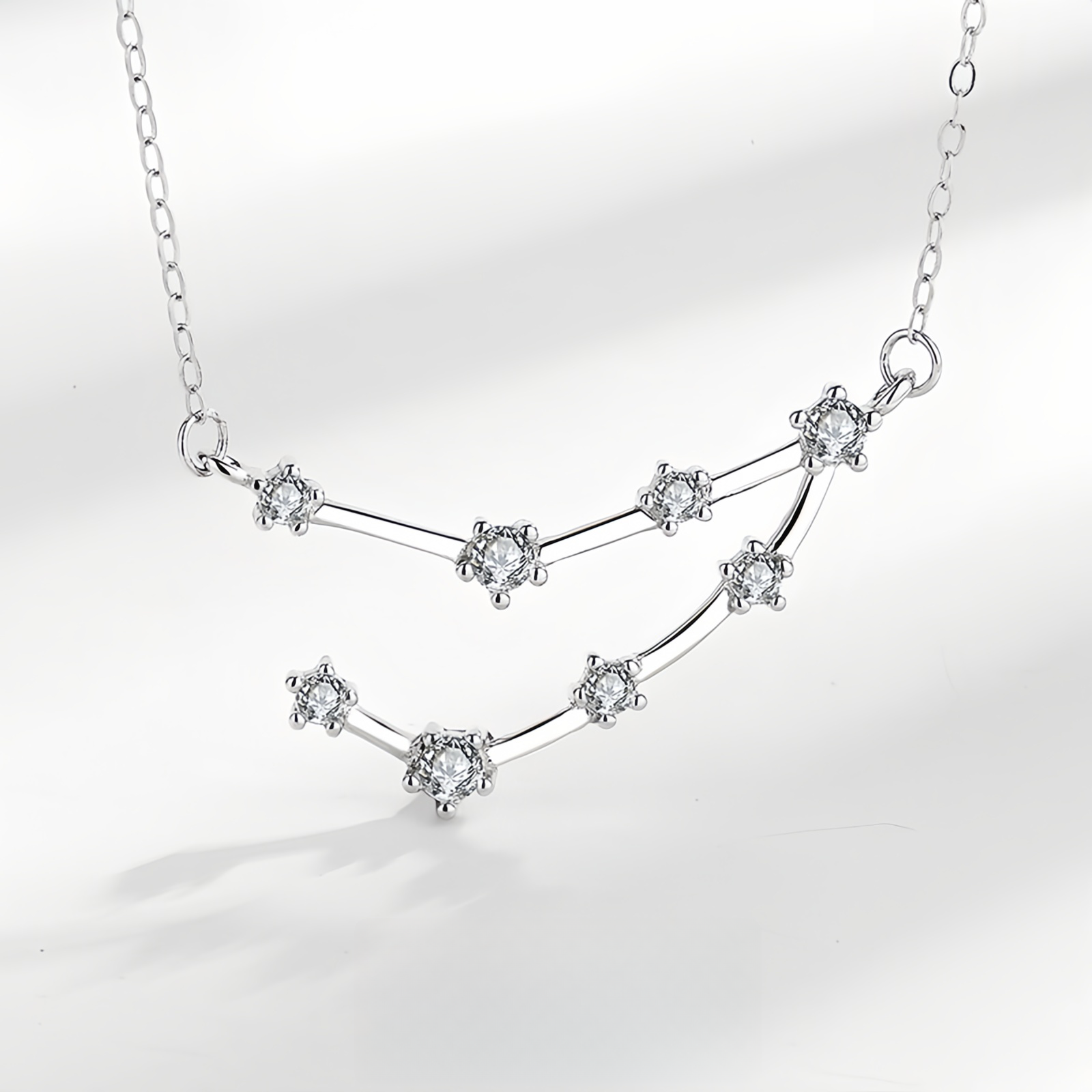 925 Sterling Silver Zodiac Astrological Blessing Pendant Necklace- EclatDoré