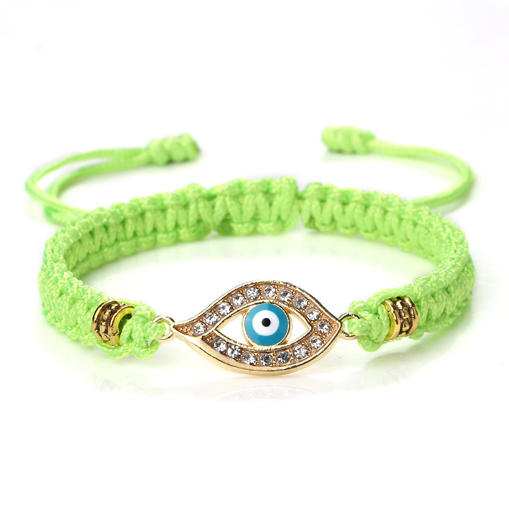 Tibeatan Buddhism Evil Eye Keep Away Evil Spirits String Bracelet- EclatDoré