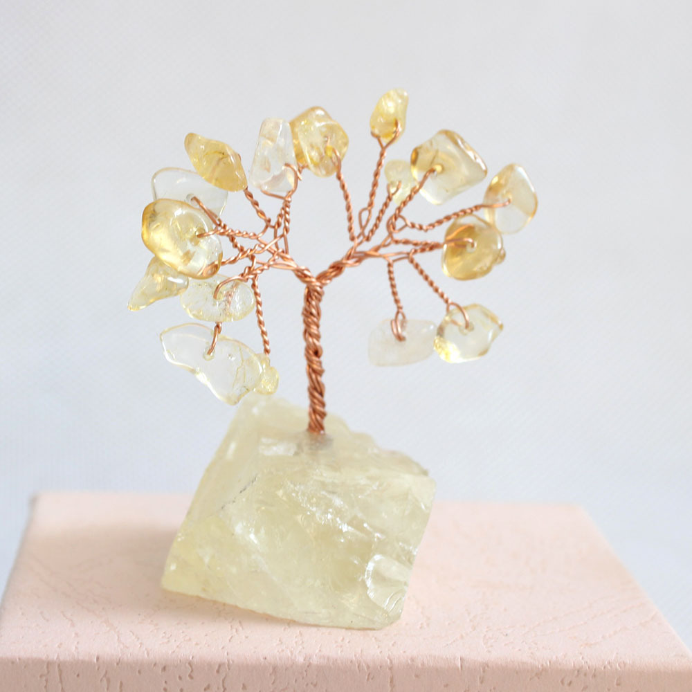 Rainbow Natural Crystal Tree of Life Fortune Decoration- EclatDoré