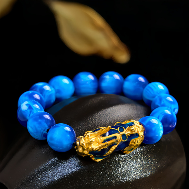 Buddha Stone "Blessing and Protection" Pixiu Bracelet